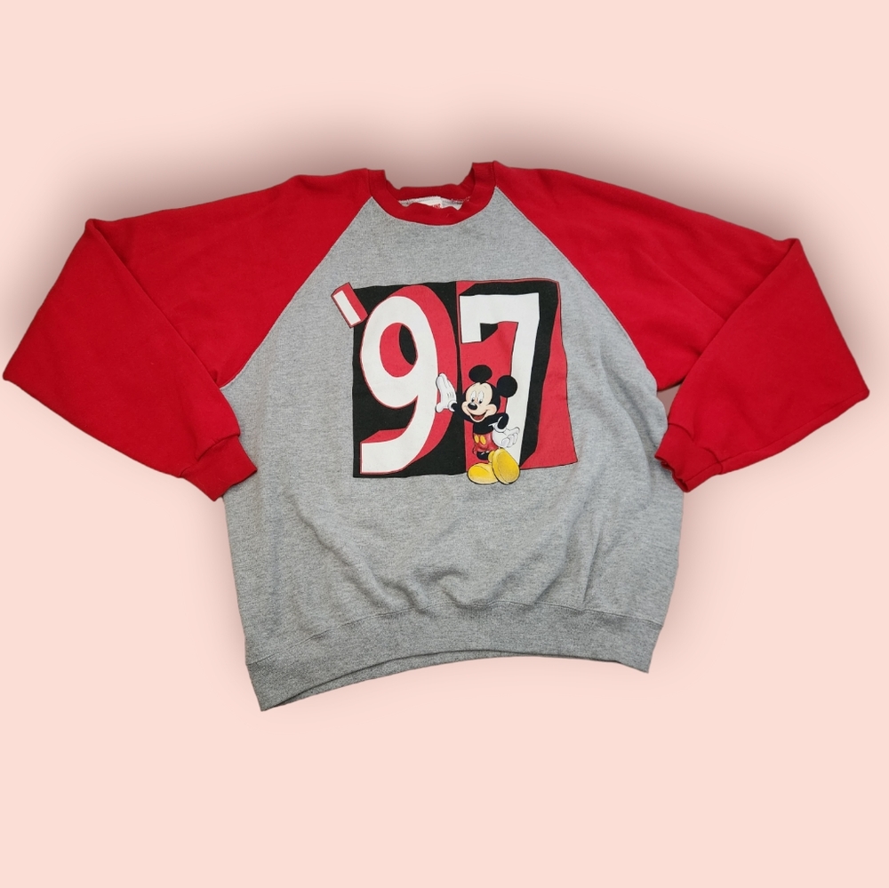 Mickey Inc Disney World 97 Sweatshirt 90s Vintage y2k
